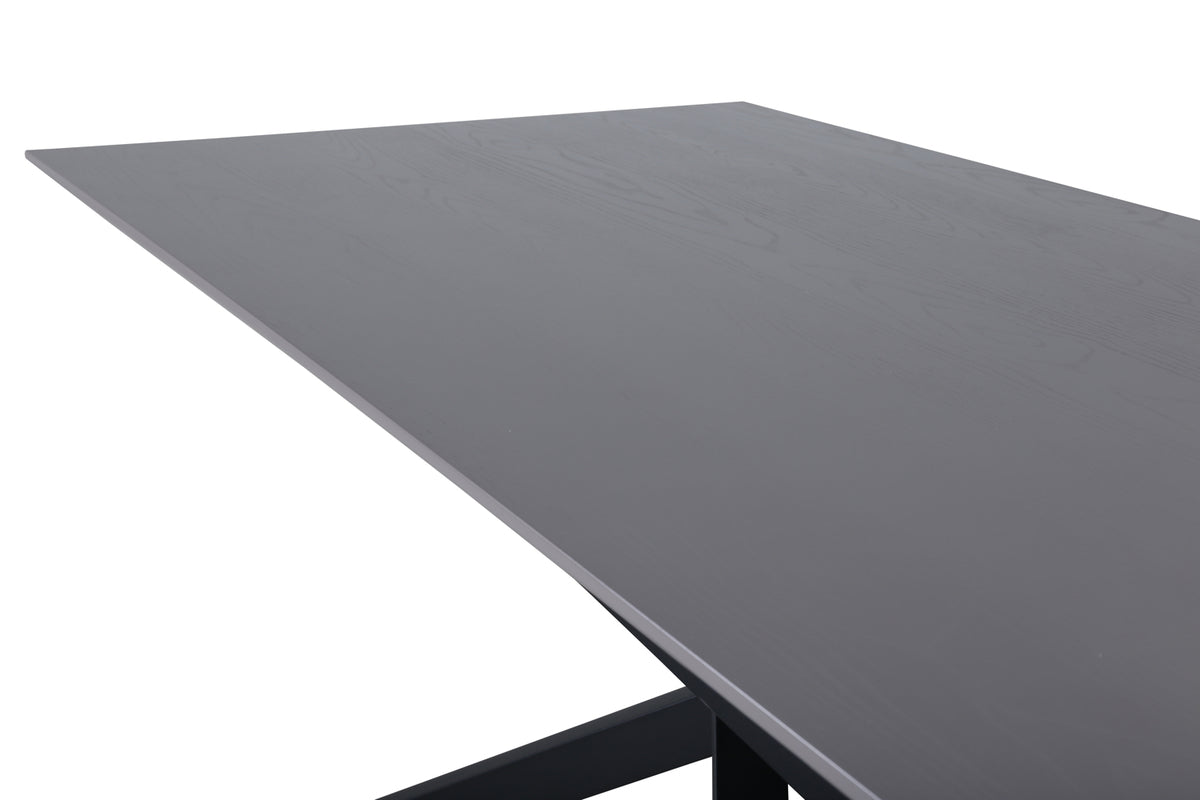 Venture Design Piazza Rektangulära Matbord 180 x 90 Svart