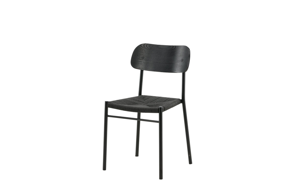 Venture Design Polly Matstolar 2-pack Svart