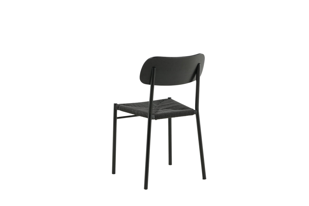 Venture Design Polly Matstolar 2-pack Svart