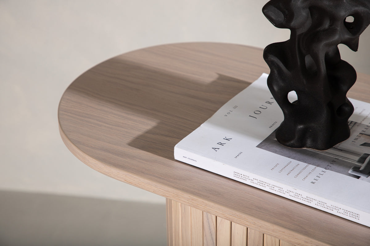 Venture Design Bianca Sidobord 130 x 40 Vitputsad