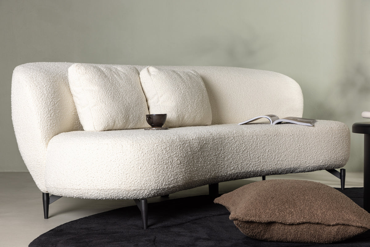 Venture Design Luna 3-sits soffor Vit