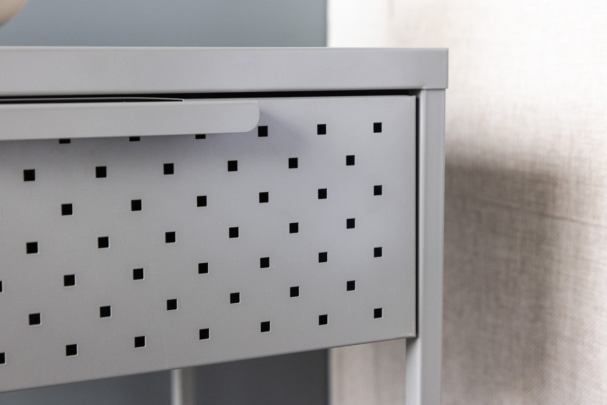 Venture Design Sacramento Sängbord 40 x 40 Ljusgrå