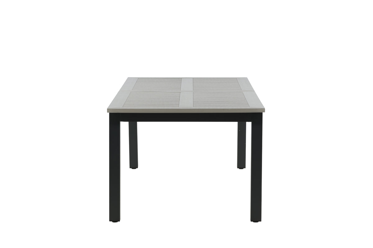 Venture Design Albany Rektangulära Matbord 224 x 90 Mörkgrå