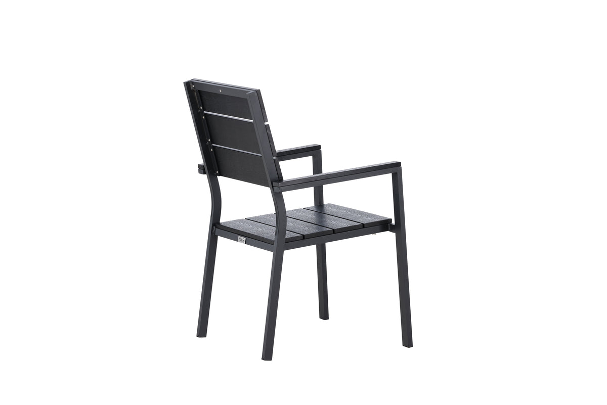 Venture Design Levels Matstolar 2-pack Svart