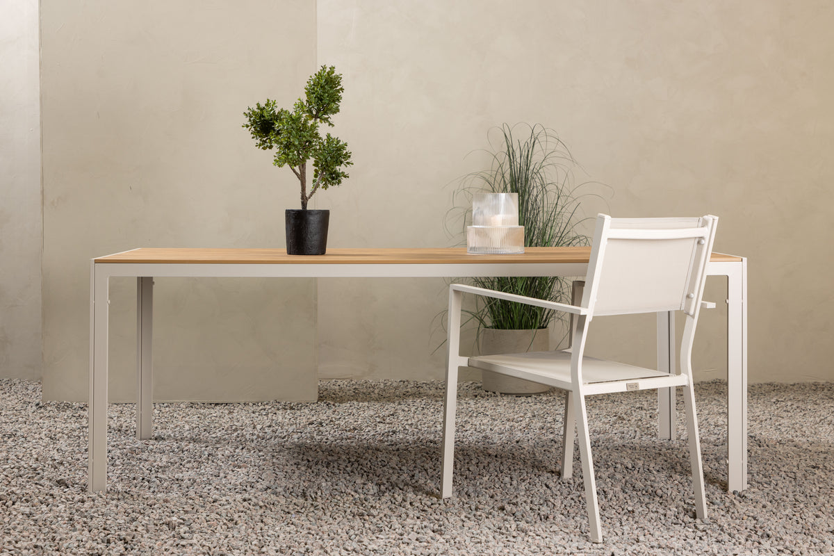 Venture Design Break Rektangulära Matbord 205 x 90 Beige
