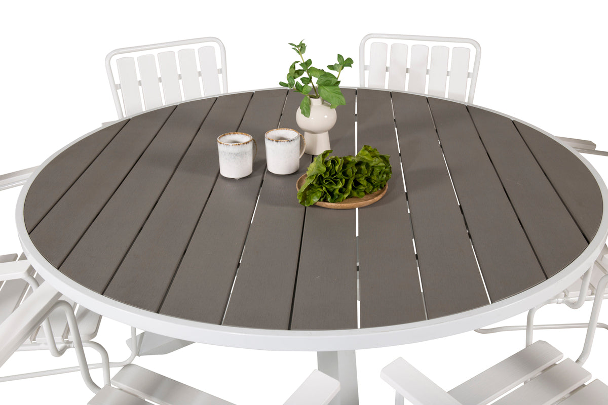 Venture Design Parma Runda Matbord ⌀140 Vit