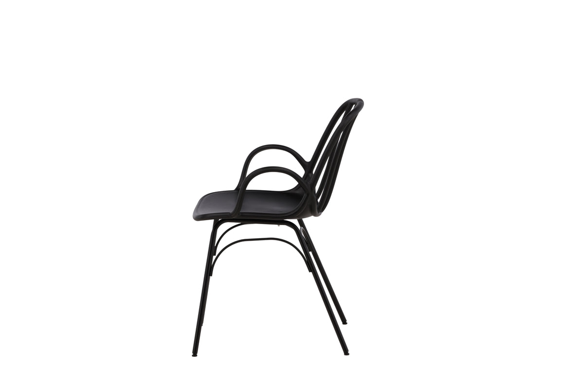 Venture Design Dyrön Matstolar 2-pack Svart