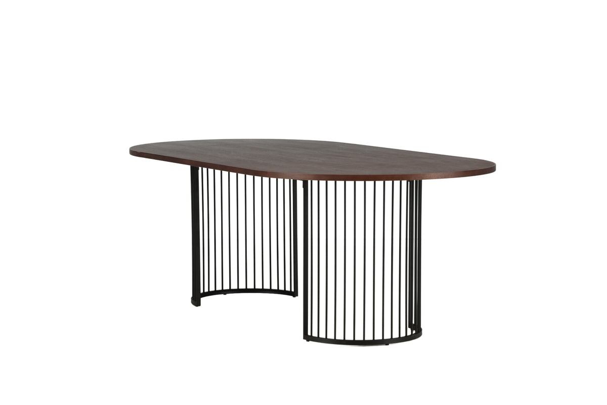 Venture Design Hamneskär Ovala Matbord 220 x 110 Valnöt