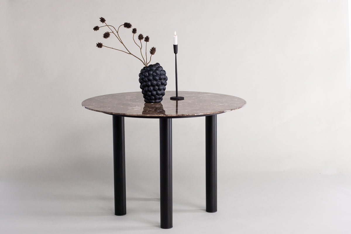 Venture Design Havsten Runda Matbord ⌀106 Svart