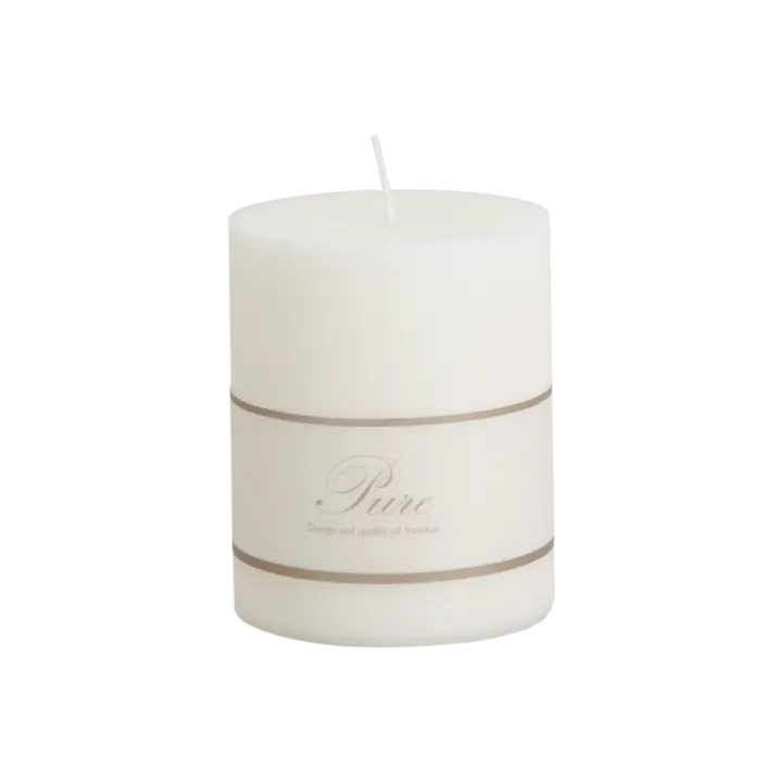 Affari of Sweden PURE Blockljus, Vit