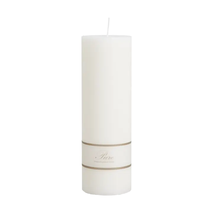 Affari of Sweden PURE Blockljus, Vit