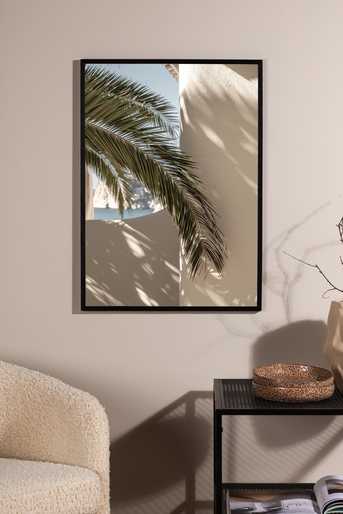 Venture Design Palmleaf Posters Beige