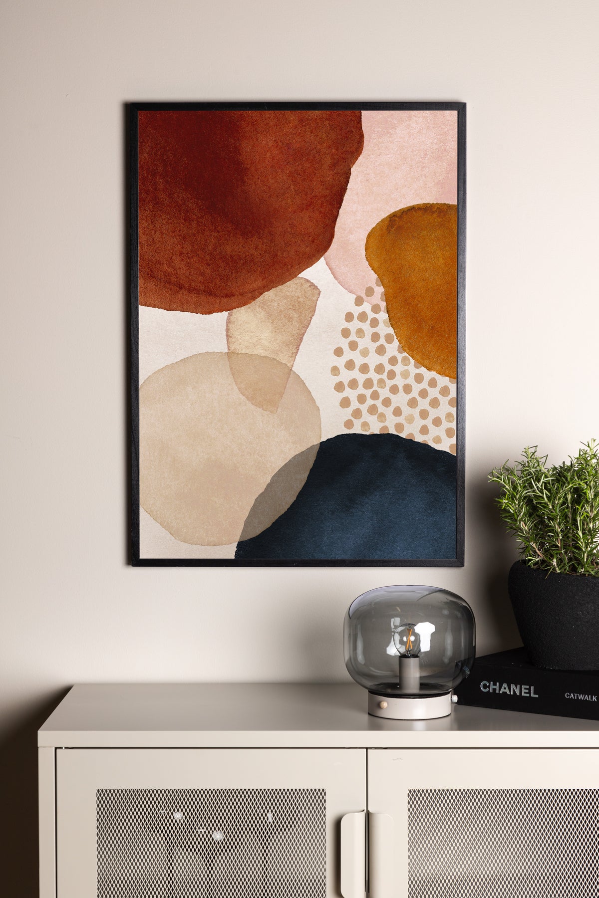 Venture Design Circles Posters Beige