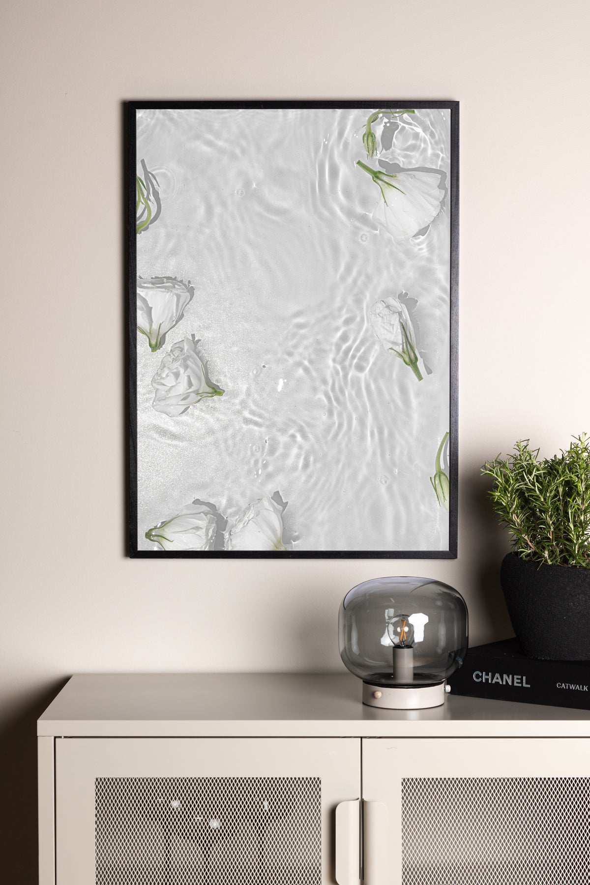 Venture Design White Roses Posters Vit