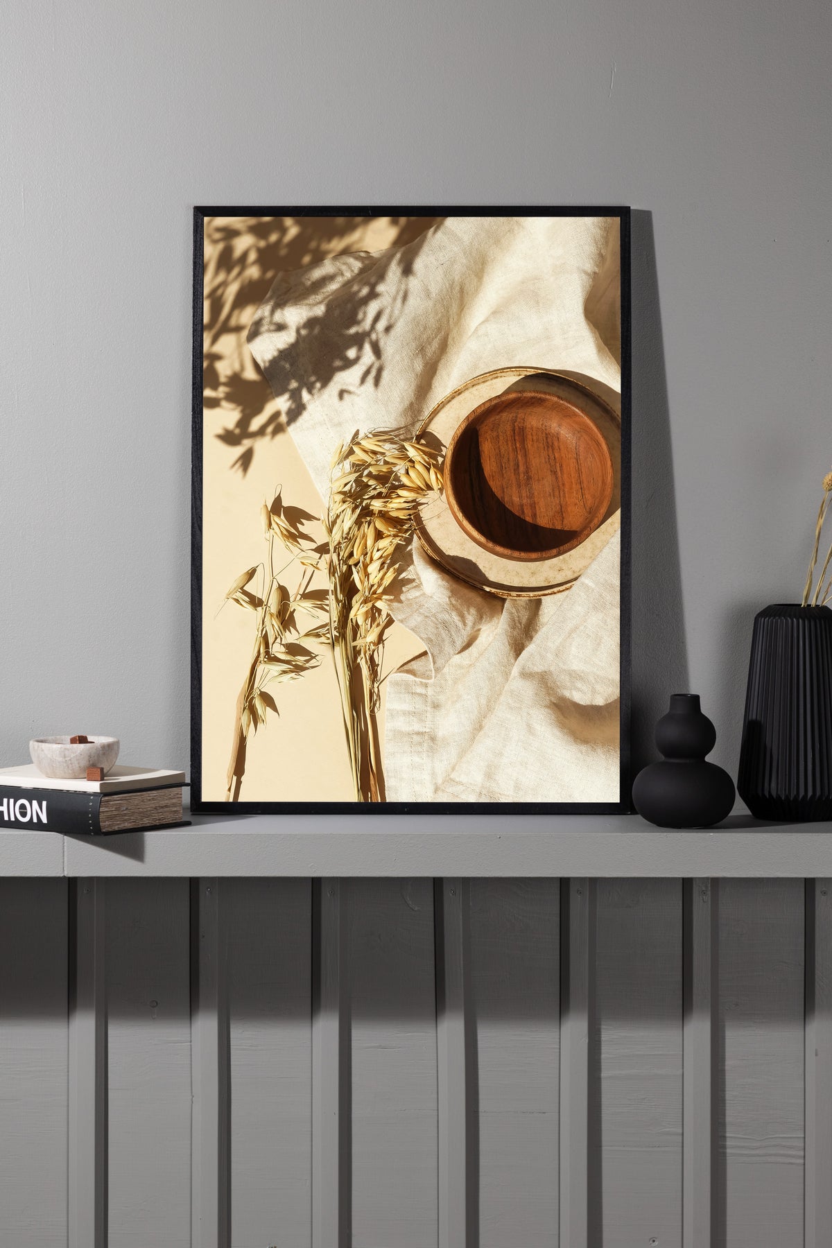 Venture Design Brown Bowl Posters Beige