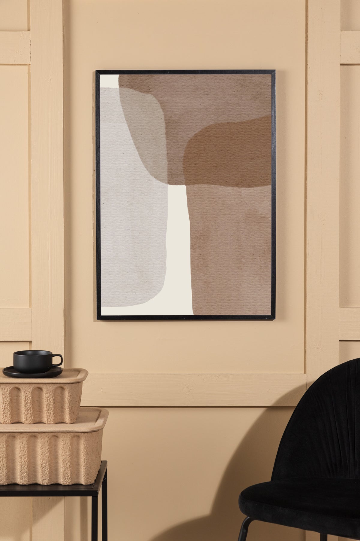 Venture Design Squares Posters Beige