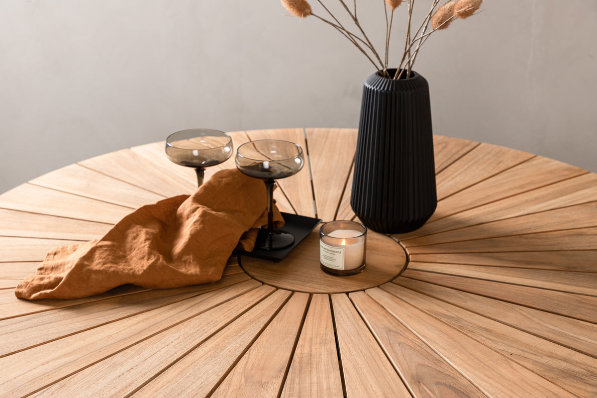 Venture Design Croft Runda Matbord ⌀120 Svart