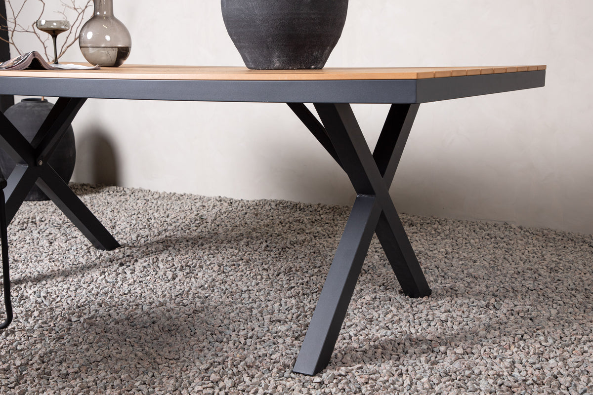 Venture Design Garcia Rektangulära Matbord 200 x 100 Svart