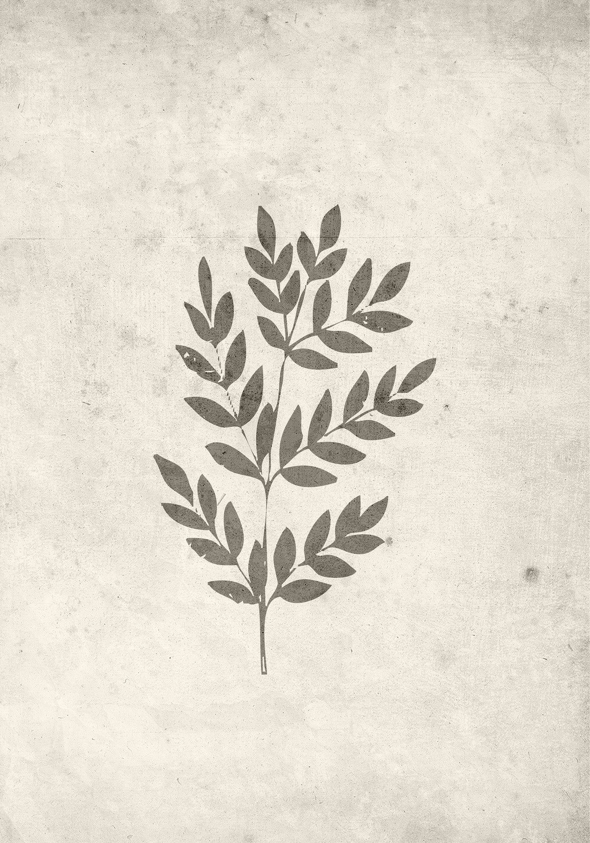 Venture Design Spring leaf Posters Beige