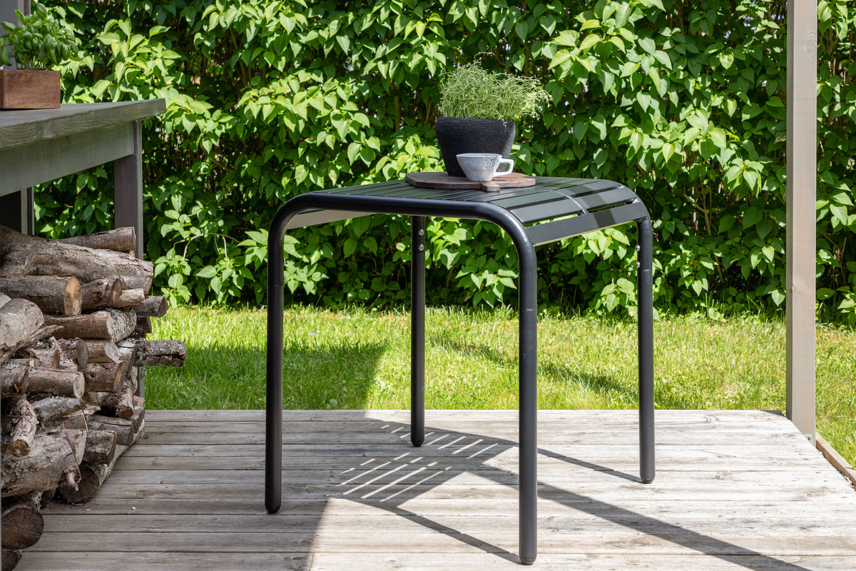 Venture Design Borneo Cafebord 70 x 70 Svart