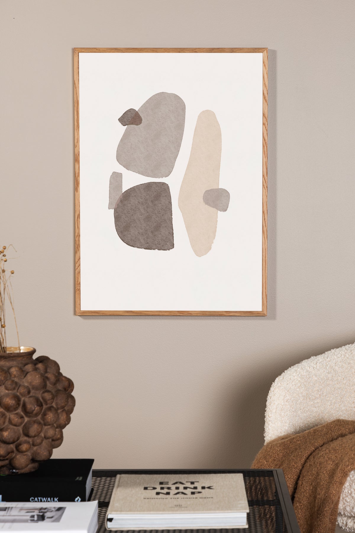 Venture Design Shapes Posters Beige