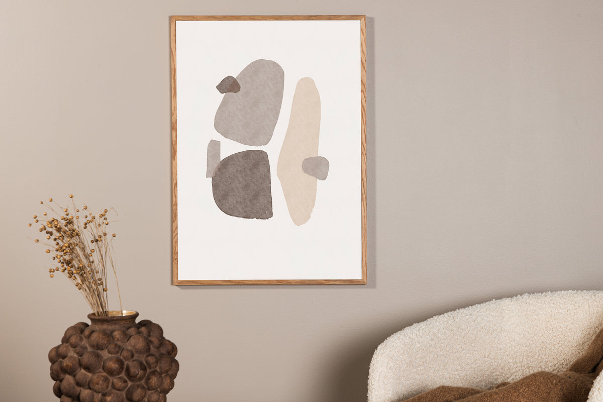 Venture Design Shapes Posters Beige