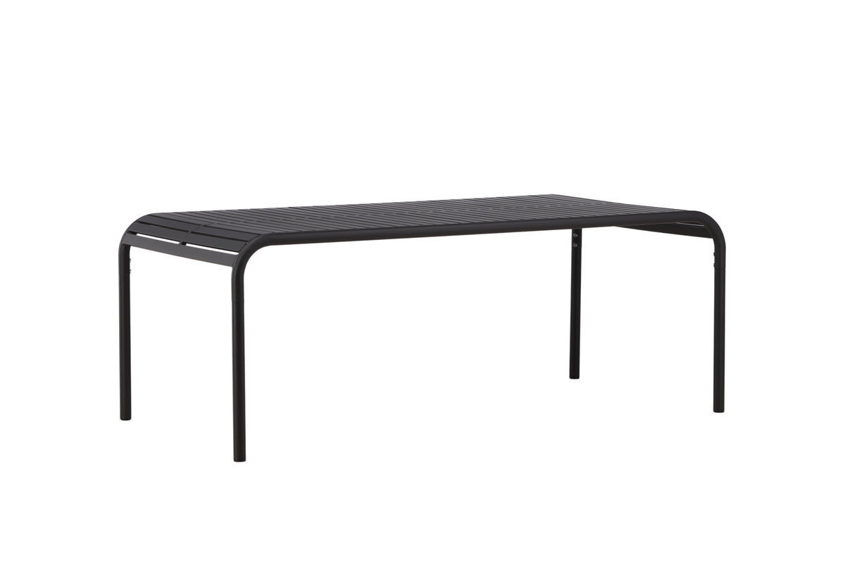 Venture Design Borneo Rektangulära Matbord 200 x 100 Svart