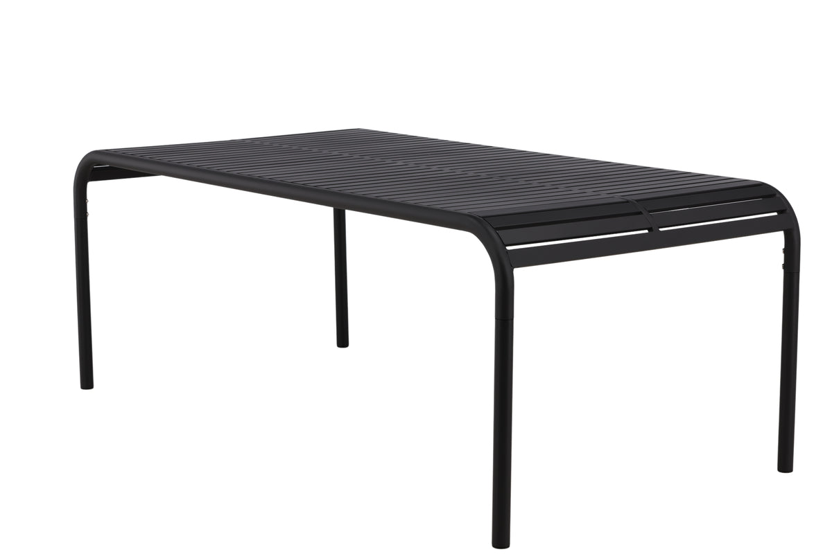 Venture Design Borneo Rektangulära Matbord 200 x 100 Svart