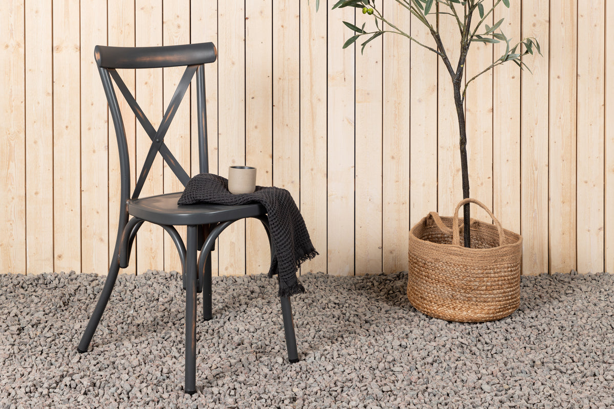 Venture Design Tablas Matstolar 2-pack Mörkgrå