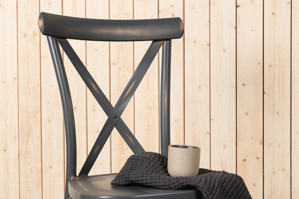 Venture Design Tablas Matstolar 2-pack Mörkgrå