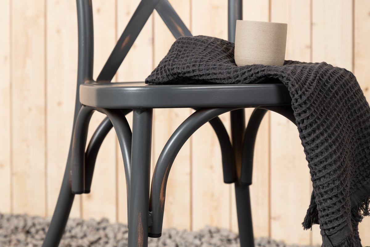 Venture Design Tablas Matstolar 2-pack Mörkgrå