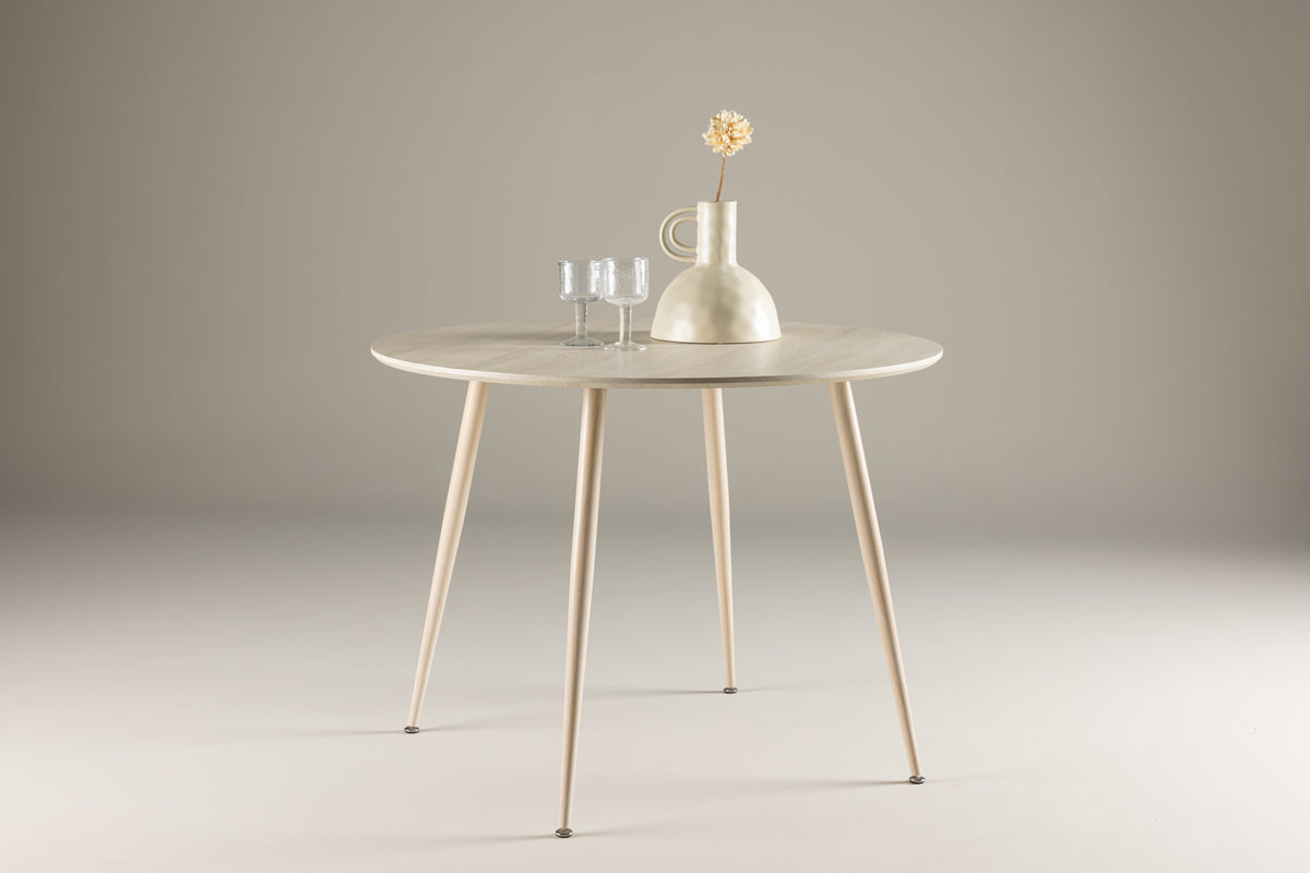 Venture Design Plaza Runda Matbord ⌀100 Vitputsad