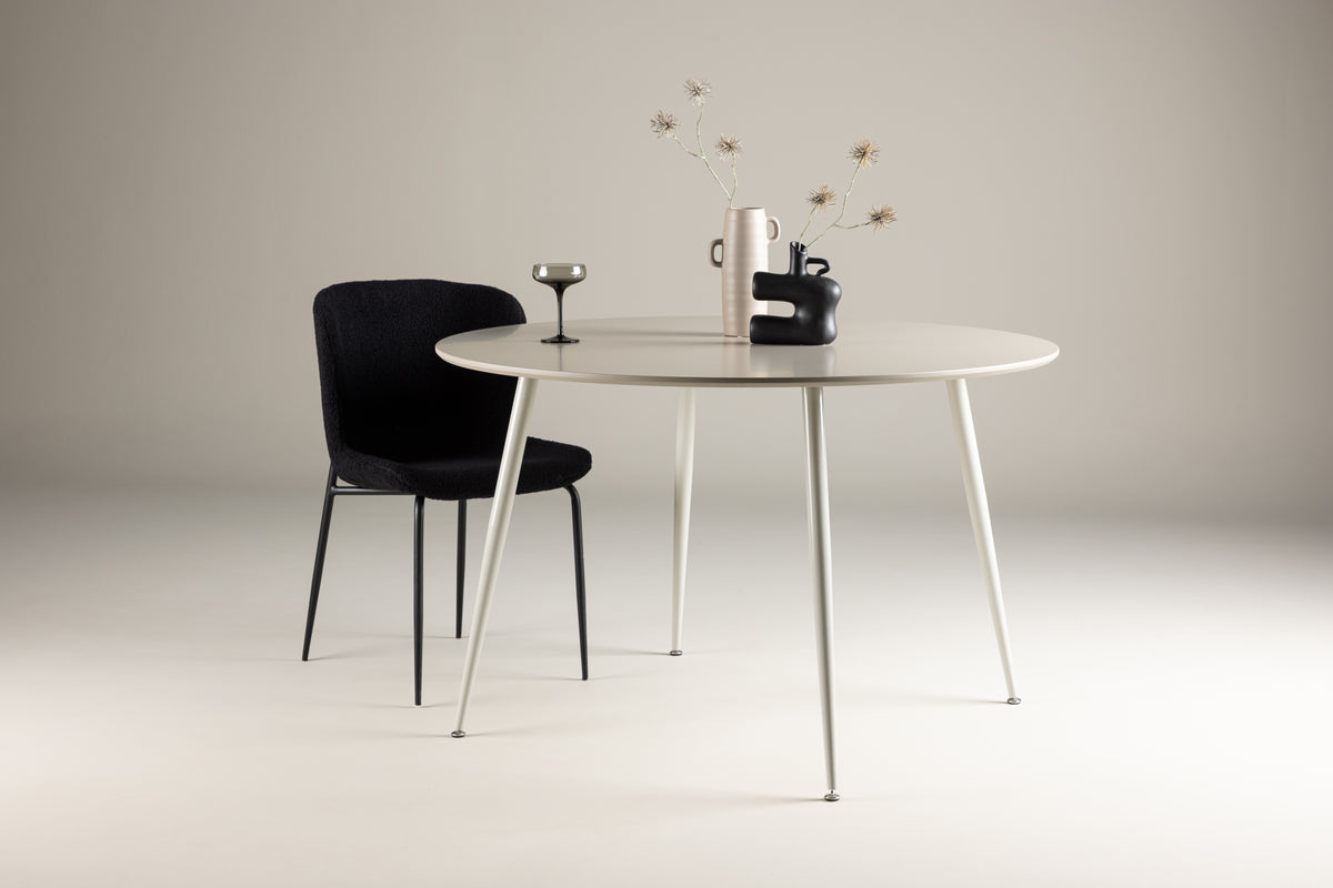 Venture Design Plaza Runda Matbord ⌀120 Beige