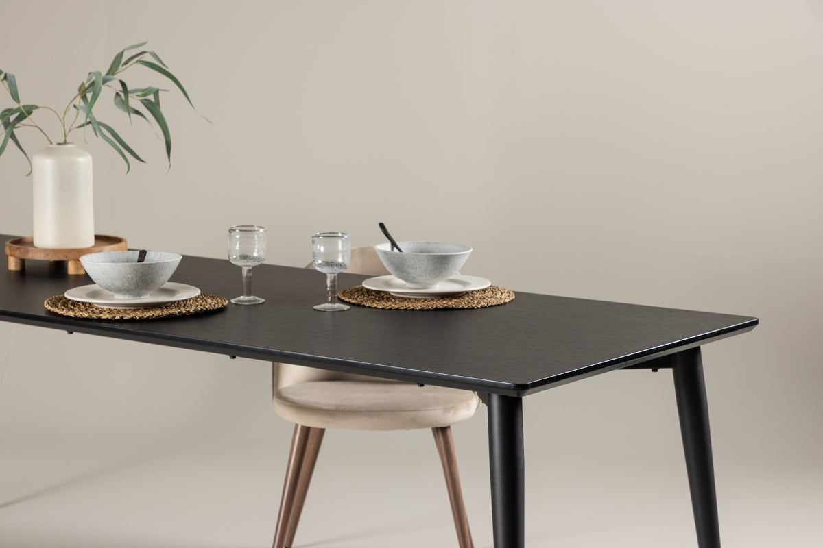 Venture Design Ellis Rektangulära Matbord 230 x 85 Svart