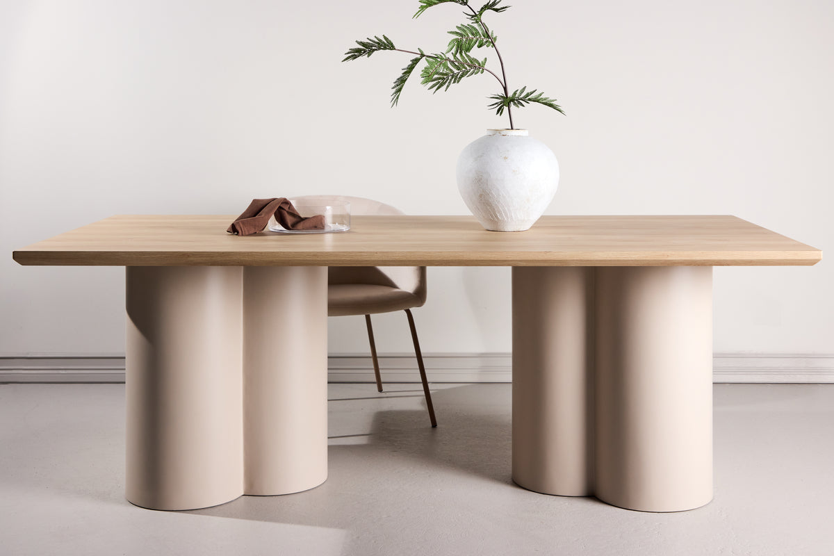 Venture Design Olivia Rektangulära Matbord 210 x 100 Vitputsad