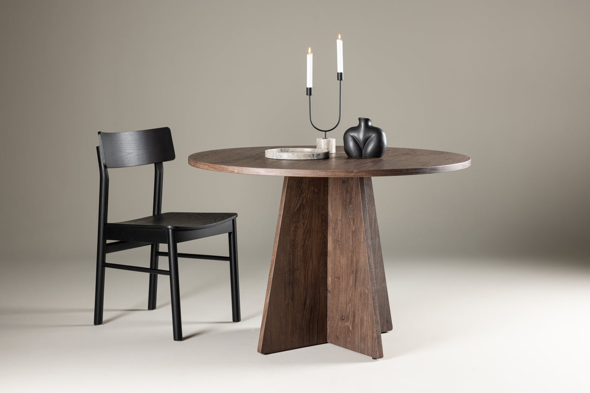 Venture Design Bootcut Runda Matbord ⌀110 Mocka