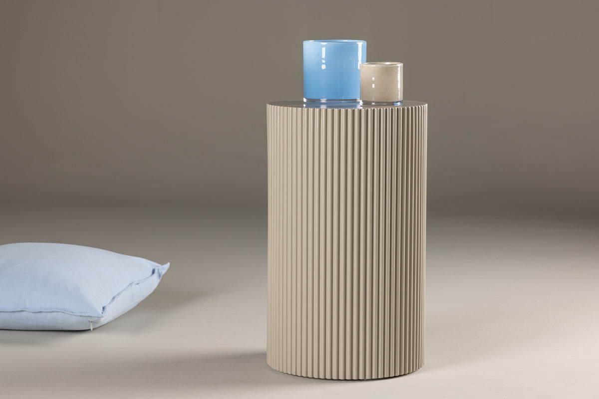 Venture Design Lenox Sidobord ⌀31 Beige