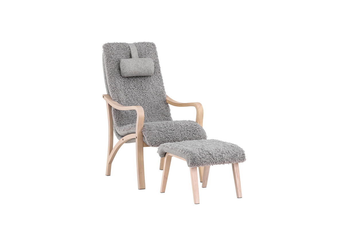 Venture Design Fårö Loungefåtöljer Ljusgrå