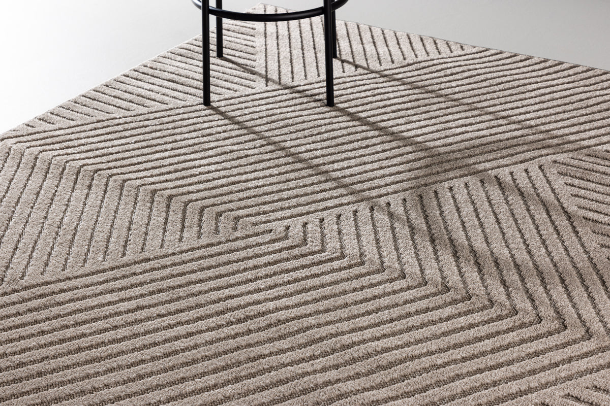 Venture Design Aron Rektangulära Mattor 340 x 240 Brun