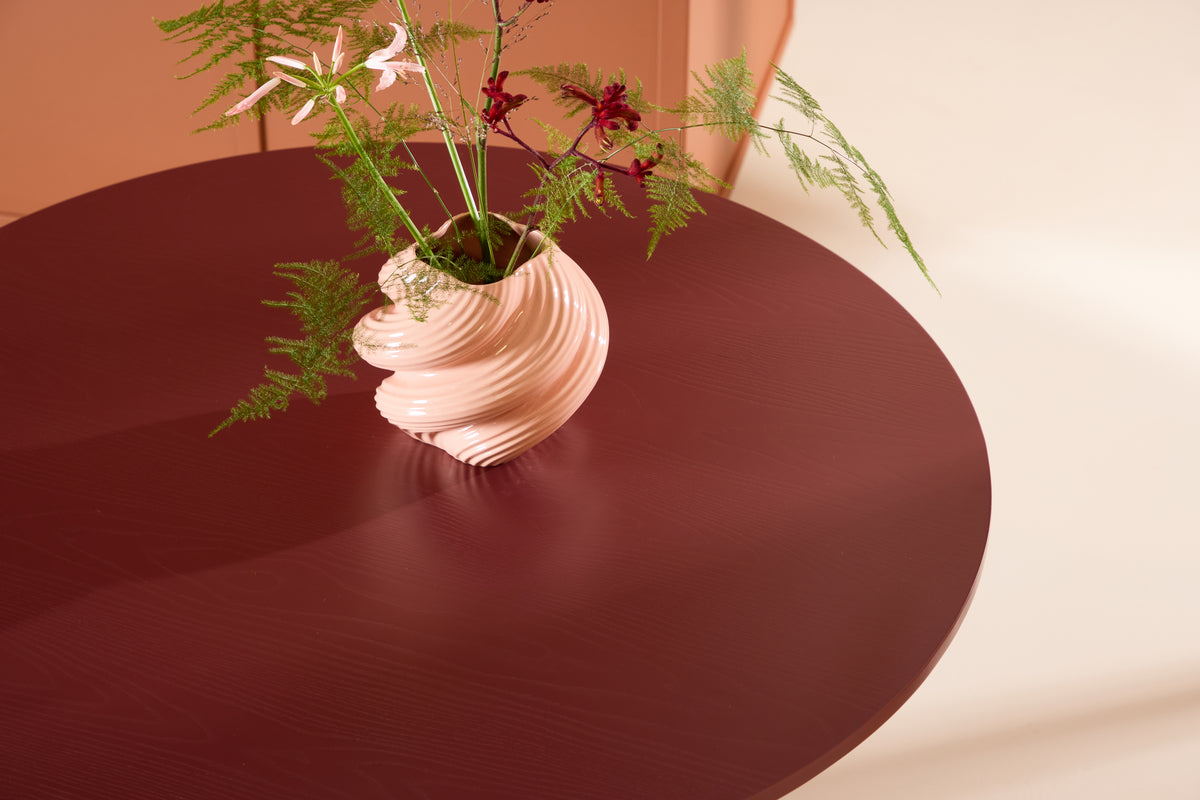 Venture Design Lenox Runda Matbord ⌀110 Vinröd