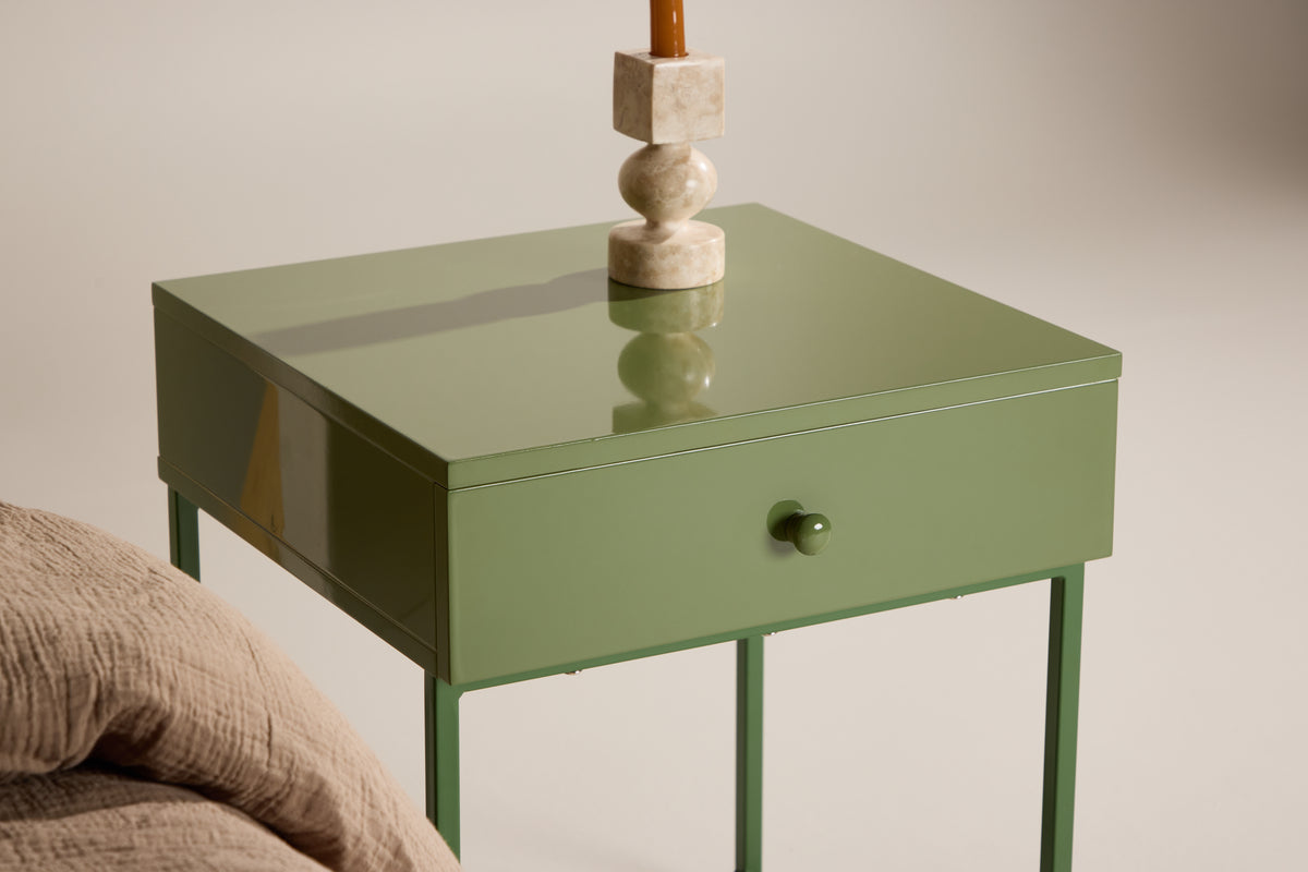 Venture Design Bakal Sängbord 41 x 41 Grön