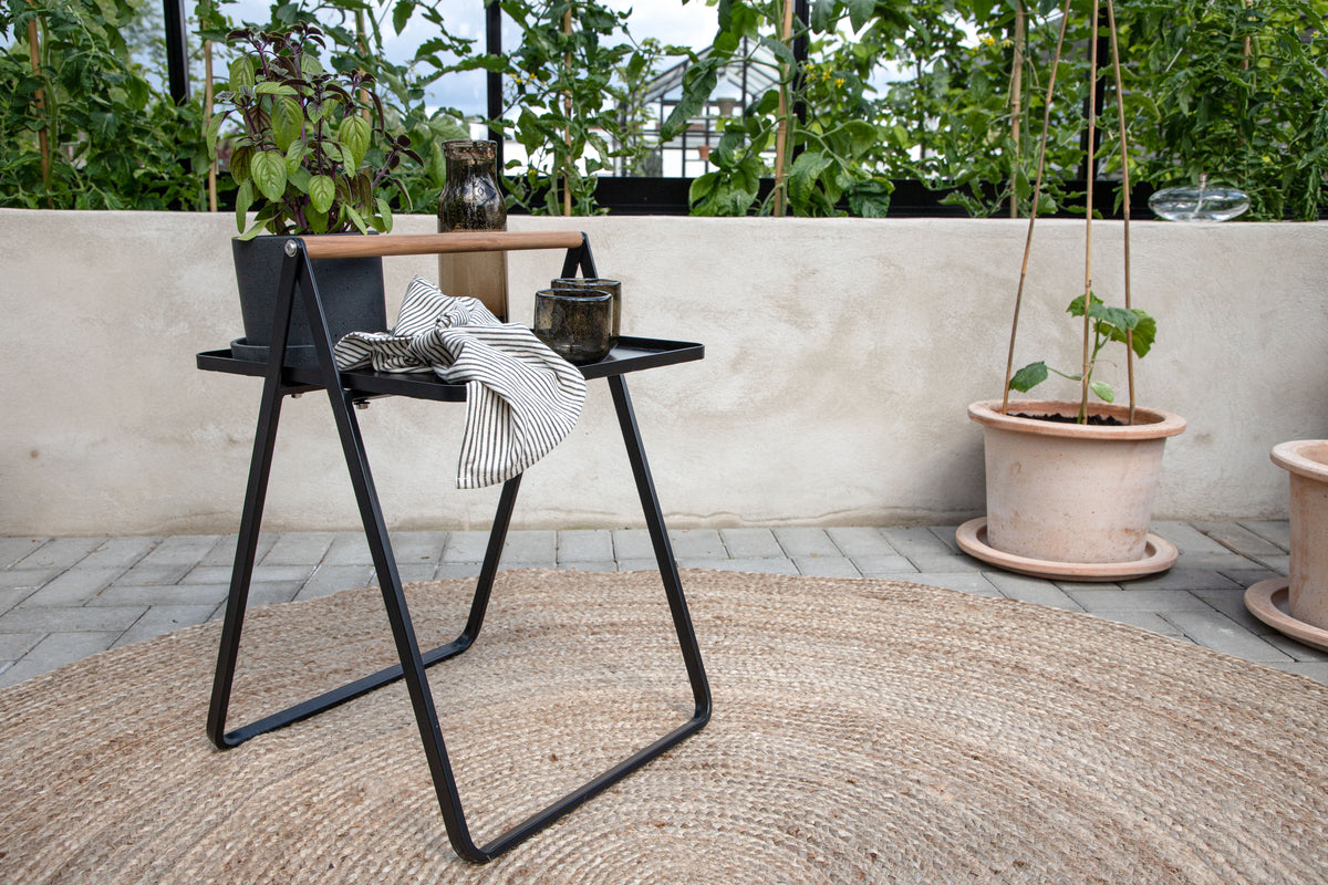 Venture Design Clarin Sidobord 43 x 43 Svart
