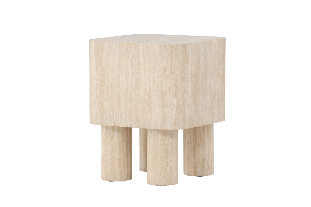Venture Design Klirou Sidobord 40 x 40 Beige