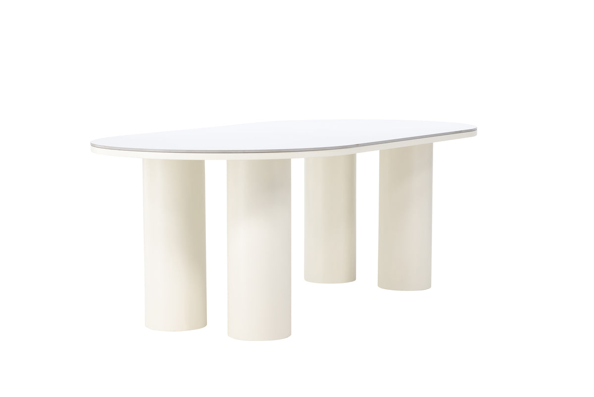 Venture Design Havstenssund Rektangulära Matbord 220 x 110 Vit