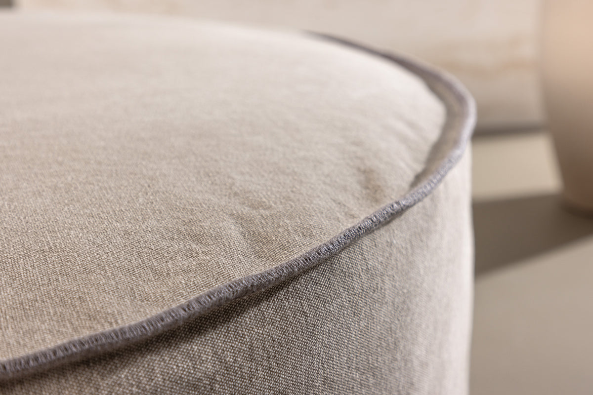 Venture Design Vindö Ottoman ⌀101 ⌀101 Brun