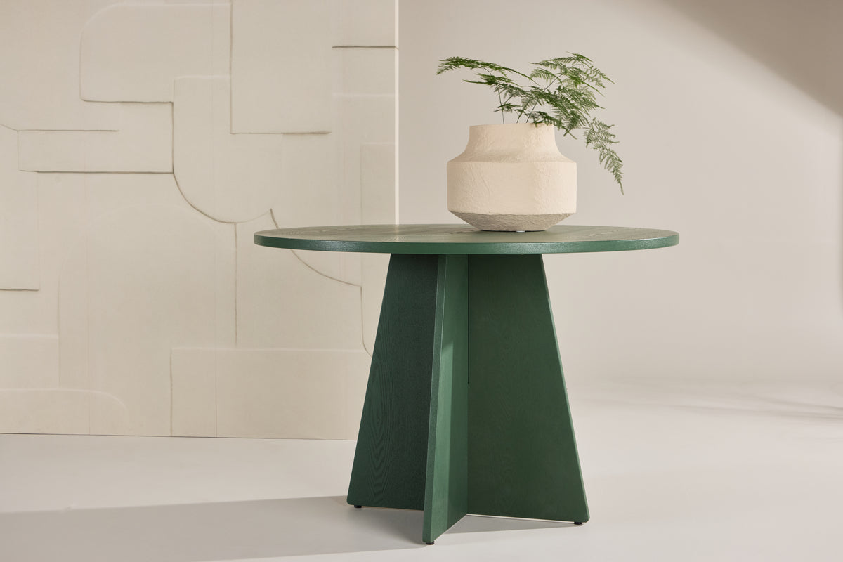 Venture Design Bootcut Runda Matbord ⌀110 Grön