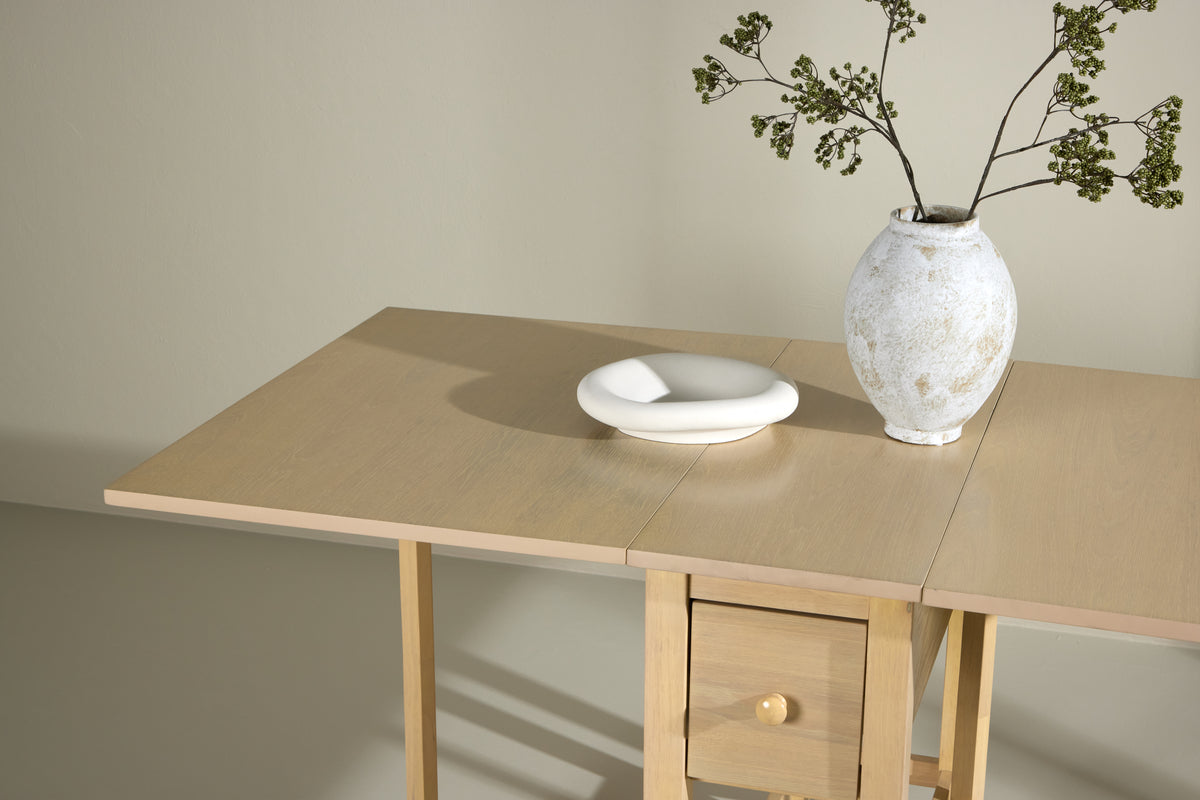 Venture Design Edward Rektangulära Matbord 30 x 80 Vitputsad