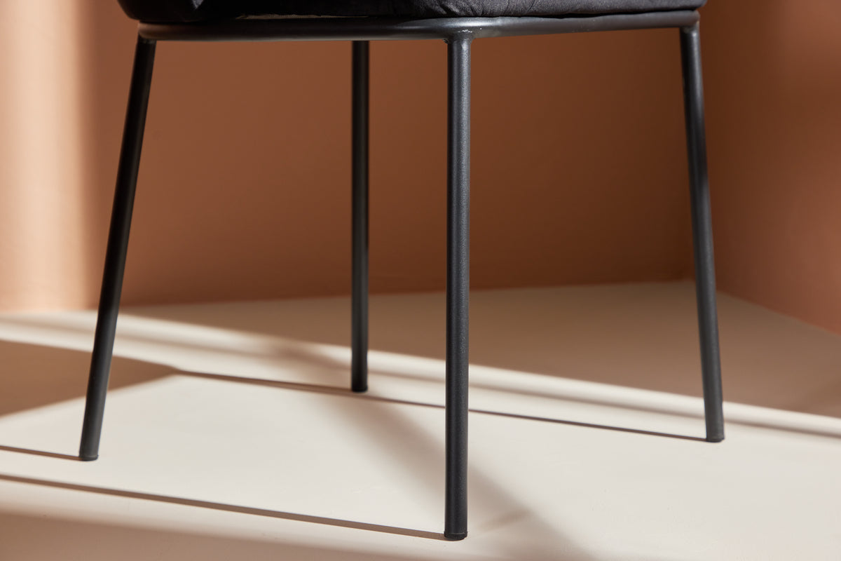 Venture Design Edina Matstolar 2-pack Svart