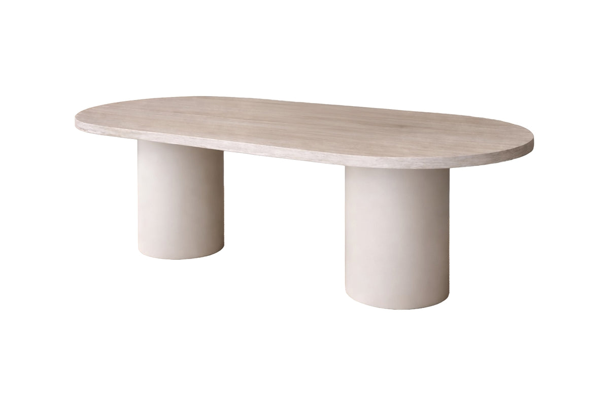 Venture Design Narvik Ovala Matbord 200 x 100 Beige