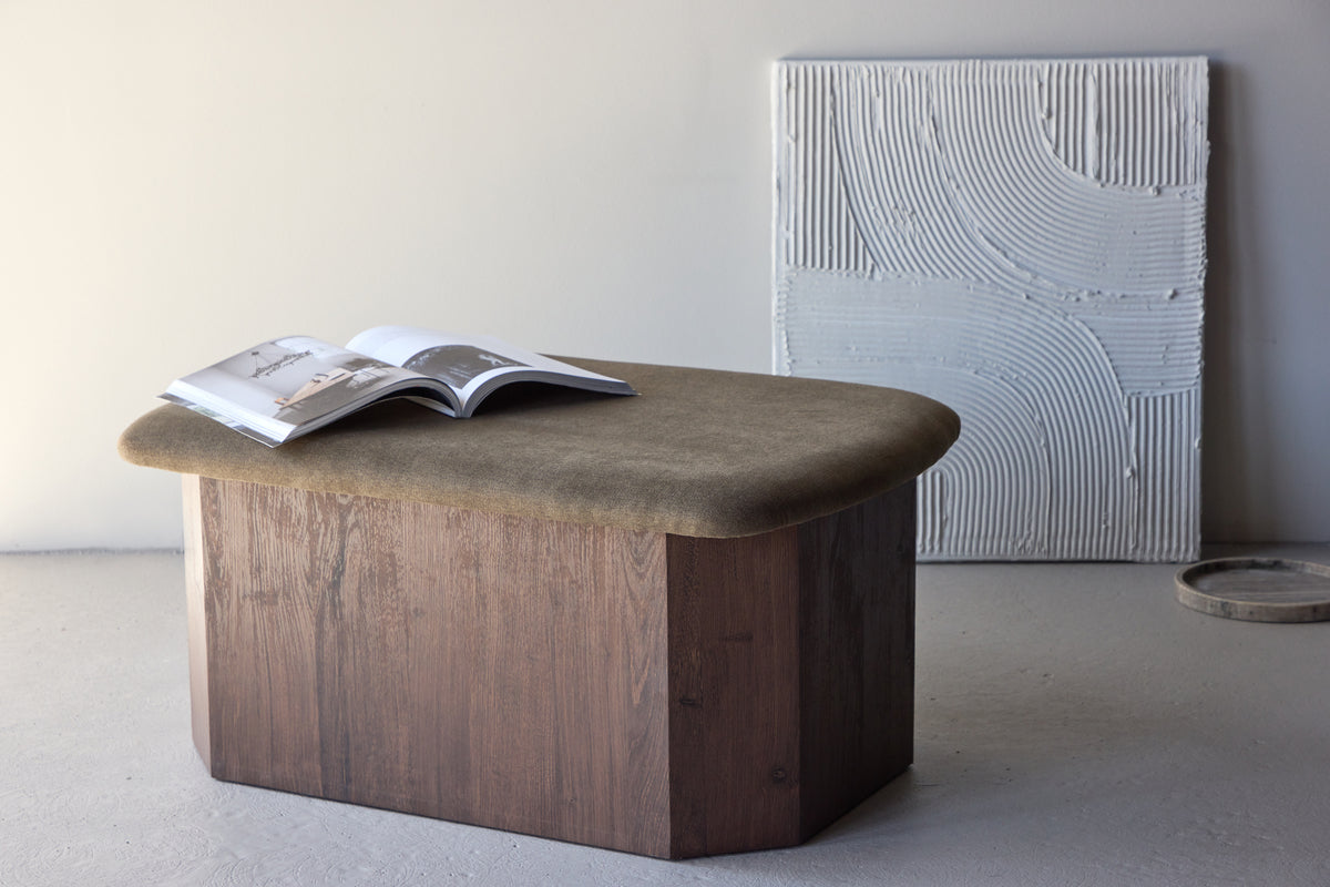 Venture Design Todd Ottoman 59 x 42 x 88 Brun
